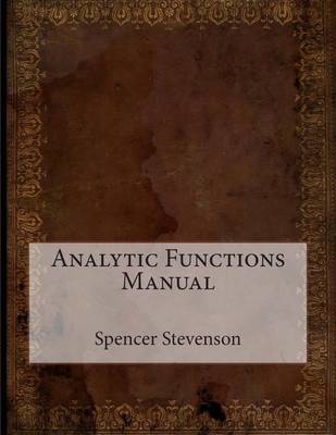 Book cover for Analytic Functions Manual