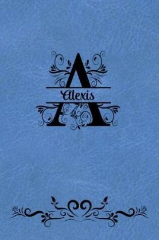 Cover of Split Letter Personalized Journal - Alexis