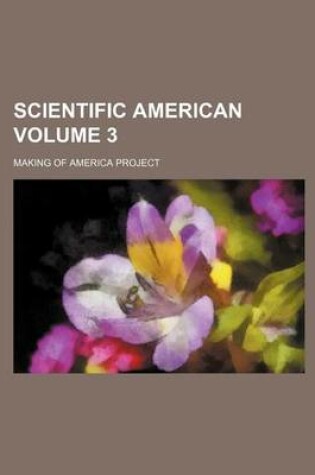 Cover of Scientific American Volume 3