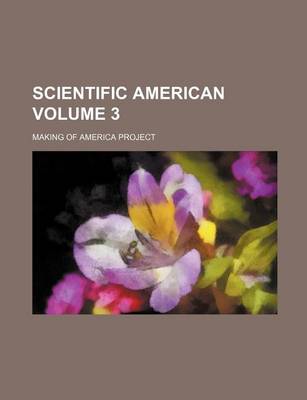 Book cover for Scientific American Volume 3