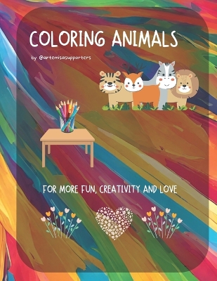 Book cover for Coloring Book Animals for Kids and Adults