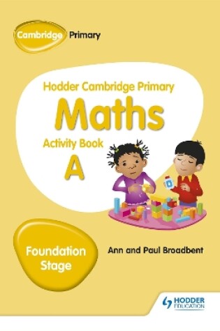 Cover of Hodder Cambridge Primary Maths Activity Book A Foundation Stage