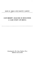 Book cover for Cost-benefit Analysis in Education