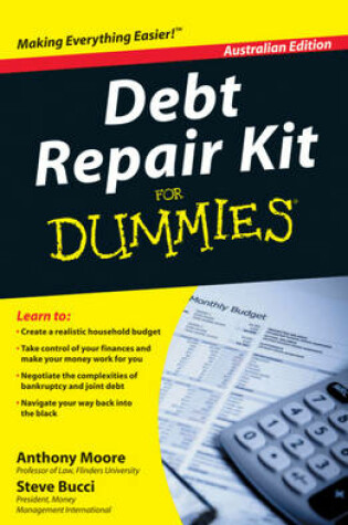 Cover of Debt Repair Kit for Dummies Australian Edition, with CD