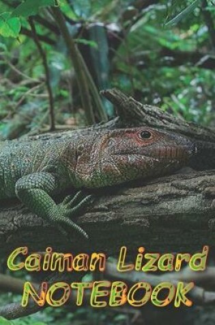 Cover of Caiman Lizard NOTEBOOK