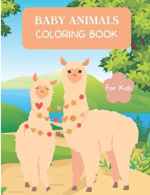 Book cover for Baby Animals Coloring Book