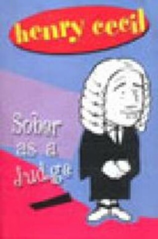 Cover of Sober as a Judge