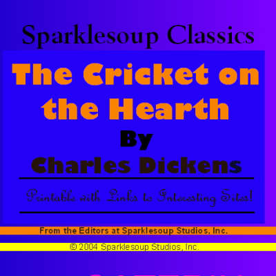 Book cover for The Cricket on the Hearth (Sparklesoup Classics)