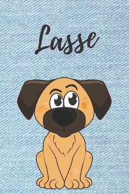 Book cover for Lasse Notizbuch Hunde / Malbuch / Tagebuch