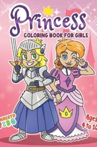 Cover of Princess Coloring Book for Girls