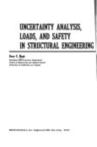 Cover of Uncertainty Analysis, Loads and Safety in Structural Engineering