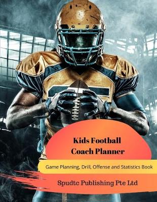 Book cover for Kids Football Coach Planner