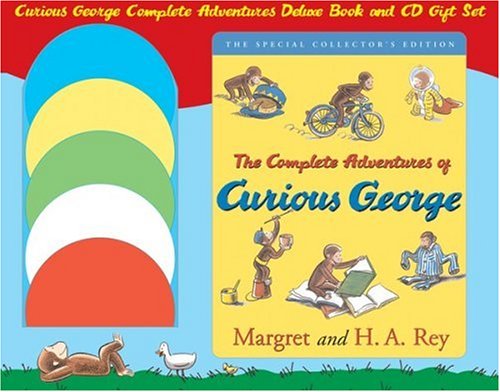 Book cover for Curious George Complete Adventures Deluxe Book and CD Gift Set