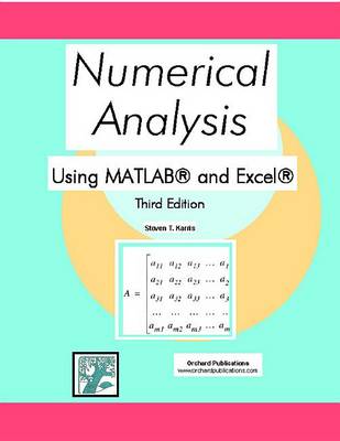 Book cover for Numerical Analysis Using MATLAB and Excel, 3rd Edition