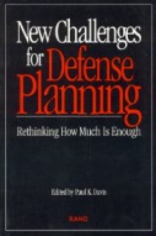 Cover of New Challenges for Defense Planning