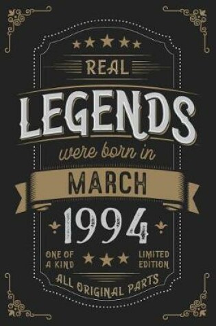 Cover of Real Legendes were born in March 1994