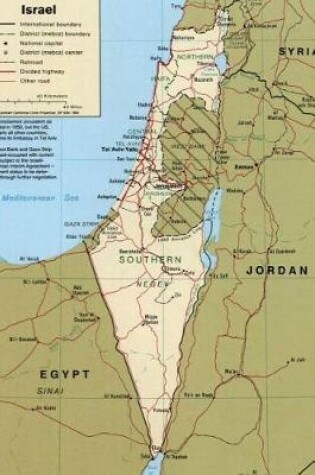 Cover of Modern Map of Israel Journal