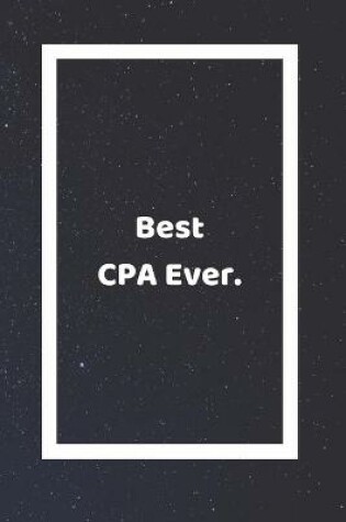 Cover of Best CPA Ever