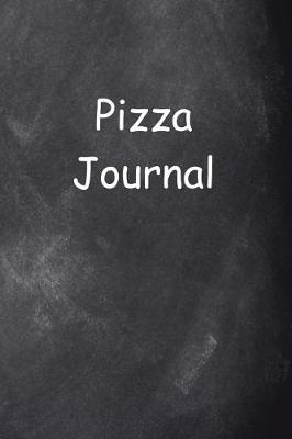 Cover of Pizza Journal Chalkboard Design