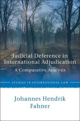 Cover of Judicial Deference in International Adjudication