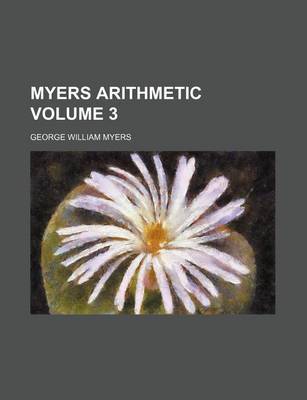 Book cover for Myers Arithmetic Volume 3