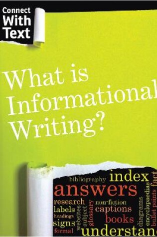 Cover of What is Informational Writing?