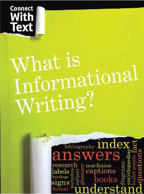 Book cover for What is Informational Writing?