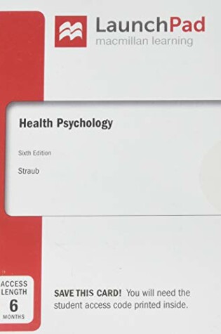 Cover of Launchpad for Health Psychology (1-Term Access)