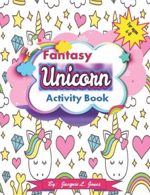 Book cover for Fantasy Unicorn Activity Book