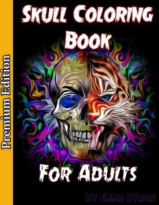 Book cover for Skull Coloring Book for Adults