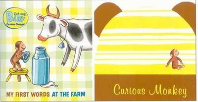 Curious Baby My First Words at the Farm Gift Set (curious George Book & Hat) by H A Rey