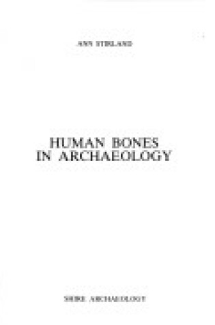 Cover of Human Bones in Archaeology