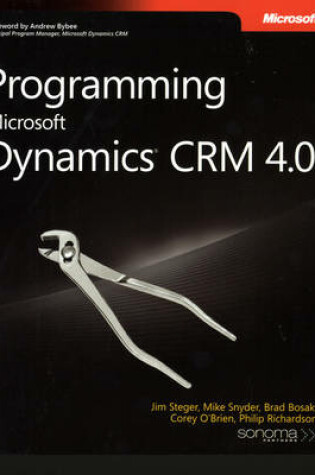 Cover of Programming Microsoft Dynamics CRM 4.0