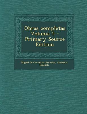 Book cover for Obras Completas Volume 5