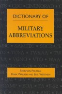 Book cover for Dictionary of Military Abbreviations