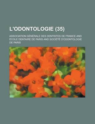 Book cover for L'Odontologie (35 )