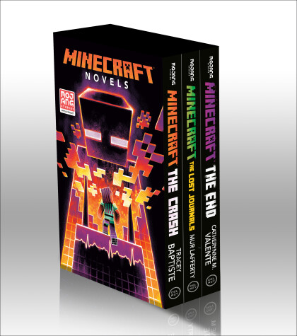 Book cover for Minecraft Novels 3-Book Boxed