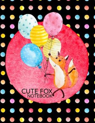 Book cover for Cute Fox Notebook