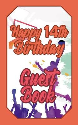 Book cover for Happy 14th Birthday Guest Book
