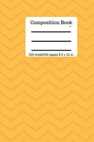 Cover of Composition Book Orange Circles 200 Sheet/400 Pages 8.5 X 11 In.