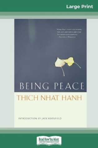 Cover of Being Peace (16pt Large Print Edition)