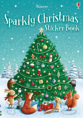 Book cover for Sparkly Christmas Sticker Book