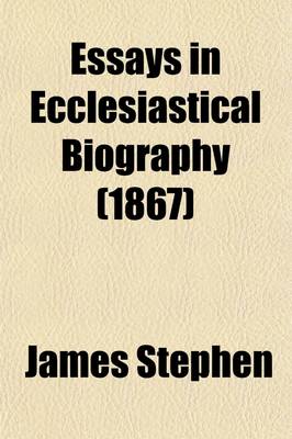 Book cover for Essays in Ecclesiastical Biography