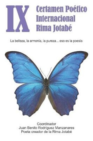 Cover of IX Certamen Poético Internacional Rima Jotabé