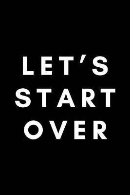 Book cover for Let's Start Over