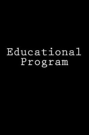 Cover of Educational Program