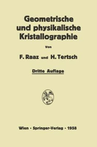 Cover of Einfuhrung in Die Geometrische Und Physikalische Kristallographie