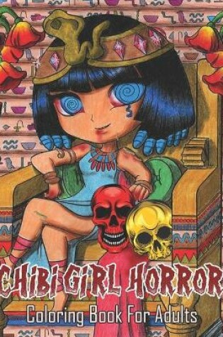 Cover of Chibi Girl Horror Coloring Book