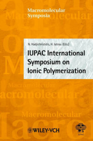 Cover of Ionic Polymerization