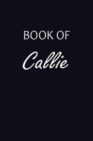 Cover of Book Of Callie